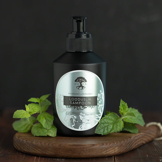 Organic Shampoo Peppermint & Bergamot, 200ml